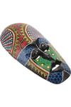 EndonezyaDünyadan HediyelerDNY-HDYMSK20Keskin Hediyelik Eşya Ve TekstilAhşap Aborjin Mask 20 cm Renkli Duvar Dekoru Maske
