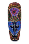 EndonezyaDünyadan HediyelerDNY-HDYMSK30Keskin Hediyelik Eşya Ve TekstilAhşap Aborjin Mask 30 cm Renkli Duvar Dekoru Maske