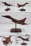 EndonezyaDünyadan HediyelerDNY-HDYOZGF16Keskin Hediyelik Eşya Ve TekstilDekoratif Ahşap F-16 Uçak Savaş Uçağı Kaideli Model F16 20x28cm