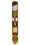 EndonezyaDünyadan HediyelerDNY-HDYTKMSKRN100Keskin Hediyelik Eşya Ve TekstilAhşap Tiki Renkli Mask Duvar Dekoru Maske 100 cm