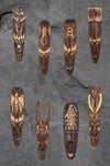 EndonezyaDünyadan HediyelerDNY-HDYTKMSK50Keskin Hediyelik Eşya Ve TekstilAhşap Totem Aborjin Tiki Mask 50 cm El Yapımı Duvar Dekoru