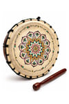 EndonezyaDünyadan HediyelerDNYHDYMARACAS-1086Keskin Hediyelik Eşya Ve TekstilŞaman Davulu 30cm Motifli Şamanik Mandala Davulu