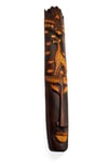 EndonezyaDünyadan HediyelerOZ-MSK-100Keskin Hediyelik Eşya Ve TekstilDekoratif Ahşap Totem Aborjin Tiki Mask 100cm El Yapımı