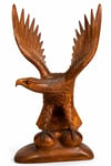 EndonezyaDünyadan HediyelerOZ-TEAKFIL-30215Keskin Hediyelik Eşya Ve TekstilDekoratif Teak (Tik) Ağacı Kartal Biblo 50 cm El İşi