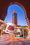 FasDünyadan HediyelerDNY-HDMUGB54Keskin Hediyelik Eşya Ve TekstilFas Kupa Bardak 2 Adet Seyahat Hatıra Morocco Mug