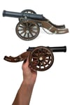 FransaDünyadan HediyelerDNY-DHC1318SVS3Keskin Hediyelik Eşya Ve TekstilVintage Louis XIV Savaş Topu Nostaljik Metal Top Arabası 30cm