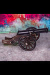 FransaDünyadan HediyelerDNY-DHC1318SVS3Keskin Hediyelik Eşya Ve TekstilVintage Louis XIV Savaş Topu Nostaljik Metal Top Arabası 30cm