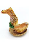 FransaDünyadan HediyelerDNY-HD100259Keskin Hediyelik Eşya Ve TekstilSwarovski Taşlı Takı Kutusu Altın Yumurtlayan Tavuk
