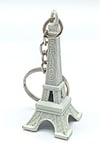 FransaDünyadan HediyelerDNY-HD100296Keskin Hediyelik Eşya Ve TekstilParis Eyfel Kulesi 3D Metal Anahtarlık Beyaz