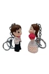 FransaDünyadan HediyelerDNY-HD100322Keskin Hediyelik Eşya Ve TekstilGelin Damat İkili 3D Anahtarlık Sevgili Çiftler Hediyelik
