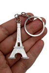 FransaDünyadan HediyelerDNY-HD100356Keskin Hediyelik Eşya Ve TekstilParis Eyfel Kulesi 3D Metal Anahtarlık Gümüş