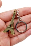 FransaDünyadan HediyelerDNY-HD100357Keskin Hediyelik Eşya Ve TekstilParis Eyfel Kulesi 3D Metal Anahtarlık Gold
