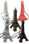 FransaDünyadan HediyelerDNY-HD100359Keskin Hediyelik Eşya Ve TekstilParis Eyfel Kulesi Renkli 3D Metal Anahtarlık 5 Adet
