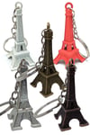 FransaDünyadan HediyelerDNY-HD100359Keskin Hediyelik Eşya Ve TekstilParis Eyfel Kulesi Renkli 3D Metal Anahtarlık 5 Adet