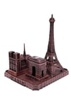 FransaDünyadan HediyelerDNY-HDMTLBR500Keskin Hediyelik Eşya Ve TekstilVintage Metal Fransa Paris Şehri Bakır 14 cm