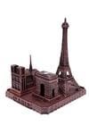 FransaDünyadan HediyelerDNY-HDMTLBR500Keskin Hediyelik Eşya Ve TekstilVintage Metal Fransa Paris Şehri Bakır 14 cm