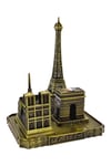 FransaDünyadan HediyelerDNY-HDMTLGD500Keskin Hediyelik Eşya Ve TekstilVintage Metal Fransa Paris Şehri Gold 14 cm