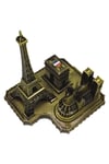 FransaDünyadan HediyelerDNY-HDMTLGD500Keskin Hediyelik Eşya Ve TekstilVintage Metal Fransa Paris Şehri Gold 14 cm