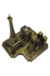 FransaDünyadan HediyelerDNY-HDMTLGD500Keskin Hediyelik Eşya Ve TekstilVintage Metal Fransa Paris Şehri Gold 14 cm