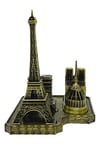 FransaDünyadan HediyelerDNY-HDMTLGD500Keskin Hediyelik Eşya Ve TekstilVintage Metal Fransa Paris Şehri Gold 14 cm