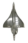 FransaDünyadan HediyelerDNY-HDYKSK12278Keskin Hediyelik Eşya Ve TekstilConcorde Krom Uçak Gümüş Ev Ofis Dekoratif Hediyelik 15x30cm