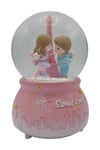 FransaDünyadan HediyelerHDY-JM2302Y02Keskin Hediyelik Eşya Ve TekstilSweet Love Paris Eyfel Kar Küresi Pembe Müzikli ve Işıklı 13cm