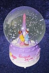 FransaDünyadan HediyelerHDYRK-7K006Keskin Hediyelik Eşya Ve TekstilSweet Love Paris Eyfel Sevgili Kar Küresi Müzikli ve Işıklı Mor 13cm