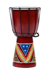 Güney Afrika CumhuriyetiDünyadan Hediyeler25cmdarbukaKeskin Hediyelik Eşya Ve TekstilDjembe Davul Darbuka Renkli Afrika El Yapımı 25cm Çocuk Bongo Kongo No.2