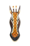 Güney Afrika CumhuriyetiDünyadan HediyelerDNY-ZRFMSK50Keskin Hediyelik Eşya Ve TekstilAhşap Zürafa Mask 50 cm Duvar Dekoru