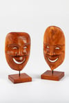 Güney Afrika CumhuriyetiDünyadan Hediyeler11010-MSKentegraAhşap Mask Kaideli Stantlı El Yapımı 20 cm