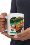 Güney Afrika CumhuriyetiDünyadan HediyelerDNY-HDMUGB28Keskin Hediyelik Eşya Ve TekstilGüney Afrika Kupa Bardak 2 Adet Seyahat Hatıra South Africa Mug