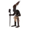 Güney Afrika CumhuriyetiDünyadan HediyelerDNY-HD100582Keskin Hediyelik Eşya Ve TekstilAfrikalı Yerli Primitif Aborjin Savaşçı Temalı 40 cm