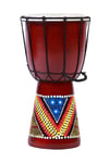 Güney Afrika CumhuriyetiDünyadan Hediyeler25cmdarbukaKeskin Hediyelik Eşya Ve TekstilDjembe Davul Darbuka Renkli Afrika El Yapımı 25cm Çocuk Bongo Kongo No.2