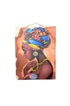 Güney Afrika CumhuriyetiDünyadan HediyelerSMLTBL-002Keskin Hediyelik Eşya Ve TekstilAfrika Kadın Temalı Simli Tablo No:2