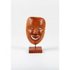 Güney Afrika CumhuriyetiDünyadan Hediyeler11010-MSKentegraAhşap Mask Kaideli Stantlı El Yapımı 20 cm