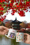 Güney KoreDünyadan HediyelerDNY-HDMUGB19Keskin Hediyelik Eşya Ve TekstilGüney Kore Kupa Bardak 2 Adet Seyahat Hatıra South Korea Mug