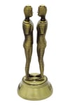GürcistanDünyadan HediyelerDNY-HDMTL925Keskin Hediyelik Eşya Ve TekstilVintage Metal Gürcistan Batum Ali ve Nino Heykeli 15 cm