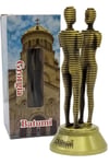 GürcistanDünyadan HediyelerDNY-HDMTL925Keskin Hediyelik Eşya Ve TekstilVintage Metal Gürcistan Batum Ali ve Nino Heykeli 15 cm