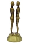 GürcistanDünyadan HediyelerDNY-HDMTL925Keskin Hediyelik Eşya Ve TekstilVintage Metal Gürcistan Batum Ali ve Nino Heykeli 15 cm