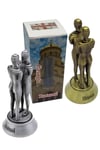 GürcistanDünyadan HediyelerDNY-HDYYLZBTM02Keskin Hediyelik Eşya Ve TekstilVintage Gümüş Metal Gürcistan Batum Ali ve Nino Heykeli 15 cm