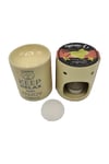 HindistanDünyadan HediyelerDNY-HD100176Keskin Hediyelik Eşya Ve TekstilRelax And Enjoy Vanillla Seramik Buhurdanlık ve Wax Mum