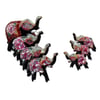 HindistanDünyadan HediyelerDNY-HD100474Keskin Hediyelik Eşya Ve TekstilDekoratif Yedili Bereket Filleri Polyester Şans Servet Hediye