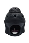 HindistanDünyadan HediyelerDNY-HD100480Keskin Hediyelik Eşya Ve TekstilSeramik Buda Buhurdanlık Siyah Mat 13cm