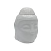 HindistanDünyadan HediyelerDNY-HD100481Keskin Hediyelik Eşya Ve TekstilSeramik Buda Buhurdanlık Beyaz Mat 13cm