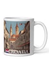 HırvatistanDünyadan HediyelerDNY-HDMUGB45Keskin Hediyelik Eşya Ve TekstilHırvatistan Kupa Bardak 2 Adet Seyahat Hatıra Croatia Mug