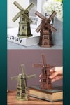 HollandaDünyadan HediyelerDNY-HD100844Keskin Hediyelik Eşya Ve TekstilVintage Metal Hollanda Yel Değirmeni Biblo Antik Bakır 17 cm