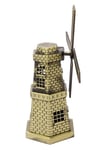 HollandaDünyadan HediyelerDNY-HD100845Keskin Hediyelik Eşya Ve TekstilVintage Metal Hollanda Yel Değirmeni Biblo Antik Bronz 17 cm