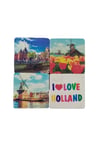 HollandaDünyadan HediyelerDNY-HD101354Keskin Hediyelik Eşya Ve TekstilHollanda Temalı Dörtlü Taş Magnet