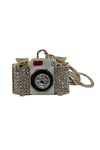 HollandaDünyadan HediyelerŞRK-ANHTR7739Keskin Hediyelik Eşya Ve TekstilBeyaz Kristal Taşlı Analog Fotoğraf Makinesi Anahtarlık