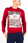 İngiltereDünyadan HediyelerDNY-HD100022Keskin Hediyelik Eşya Ve TekstilLondra Unisex Pamuklu Slim Fit Sweatshirt Large